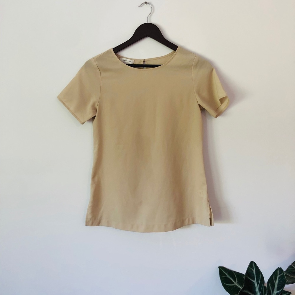 Vintage Van Heusen Beige Boxy Top